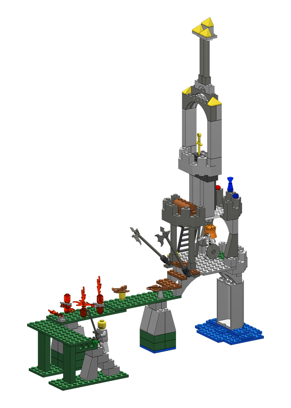 LEGO Master Sword Tower LEGO Master Sword Tower