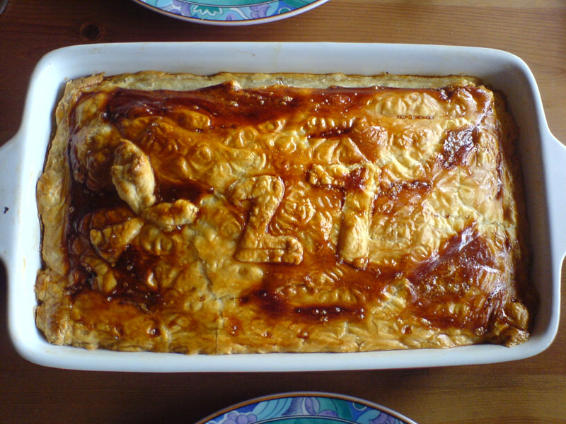 27th Birthday Pie Crust